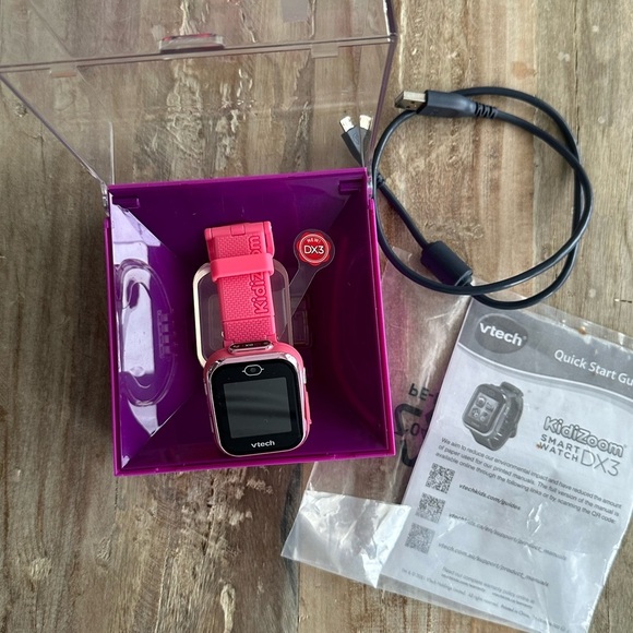 Vtech Kidizoom Smart Watch DX3 Pink Excellent Used Condition - Picture 3 of 8